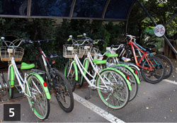 무료 대여 가능한 자전거들